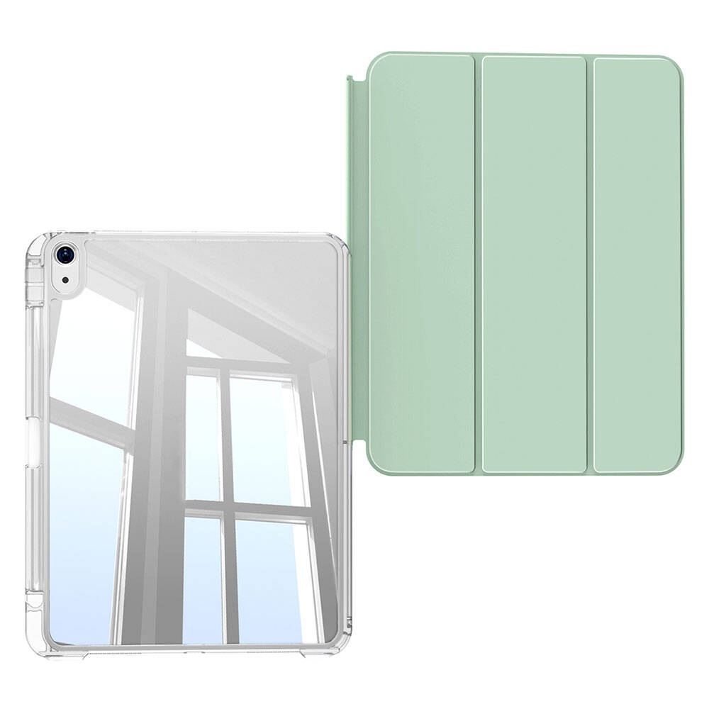 Apple iPad Air 11 2025 M3 Kılıf Magnetik Ayrılabilen Airbagli Zore Sliding Tablet Kılıfı Lavender