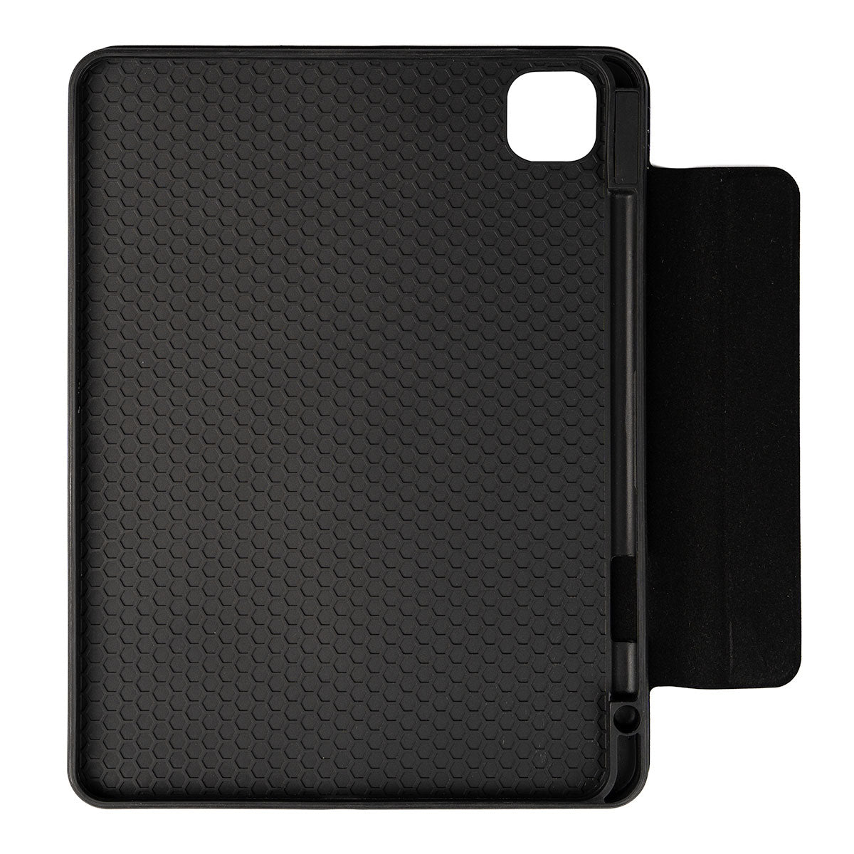 Apple iPad Air 11 2025 M3 Zore Border Keyboard Bluetooh Bağlantılı Standlı Klavyeli Tablet Kılıfı Siyah