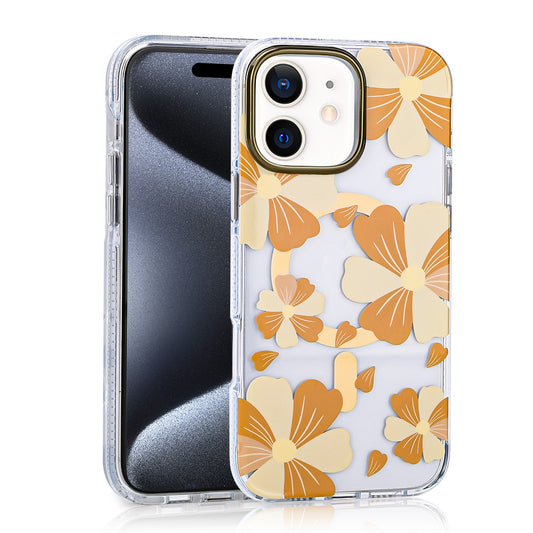 Apple iPhone 11 Kılıf M-safe Şarj Özellikli Zore Papat Kapak Turuncu