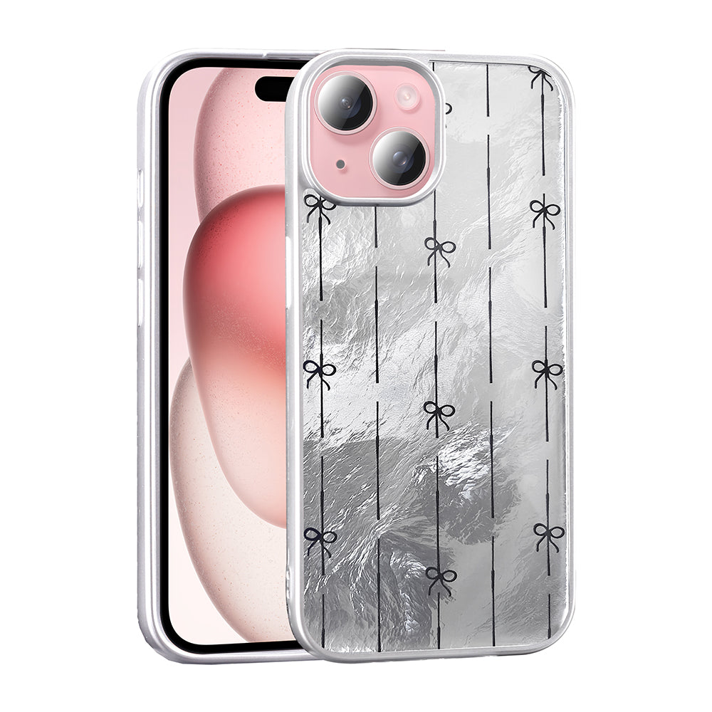 Apple iPhone 13 Kılıf Desenli Zore Mep Kapak İncili Fiyonk