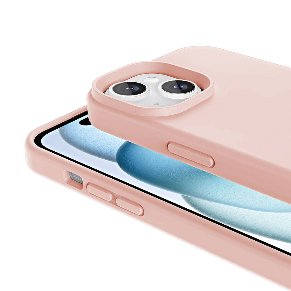 Apple iPhone 13 Kılıf M-safe Şarj Özellikli Sıvı Teknolojili Silinebilir Sert Zore Kivi Kapak Lacivert