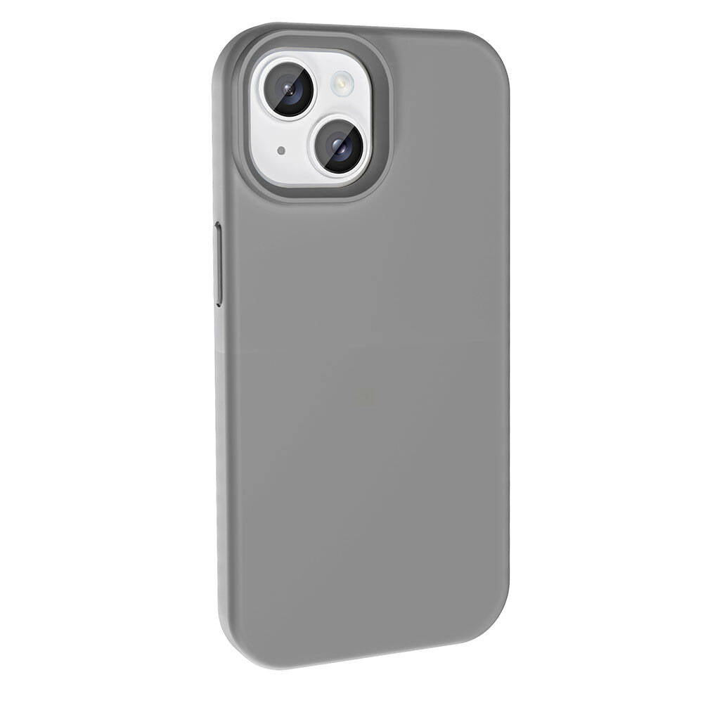 Apple iPhone 13 Kılıf M-safe Şarj Özellikli Sıvı Teknolojili Silinebilir Sert Zore Kivi Kapak Lavendery Gray