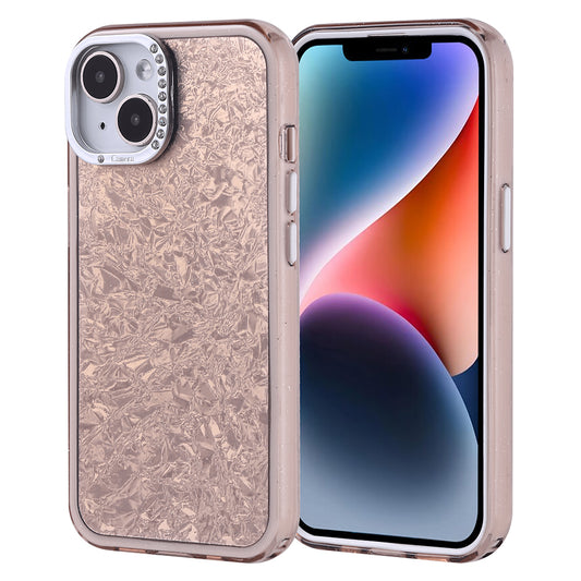 Apple iPhone 14 Kılıf Taşlı Tasarımlı Zore Kapi Kapak Gold