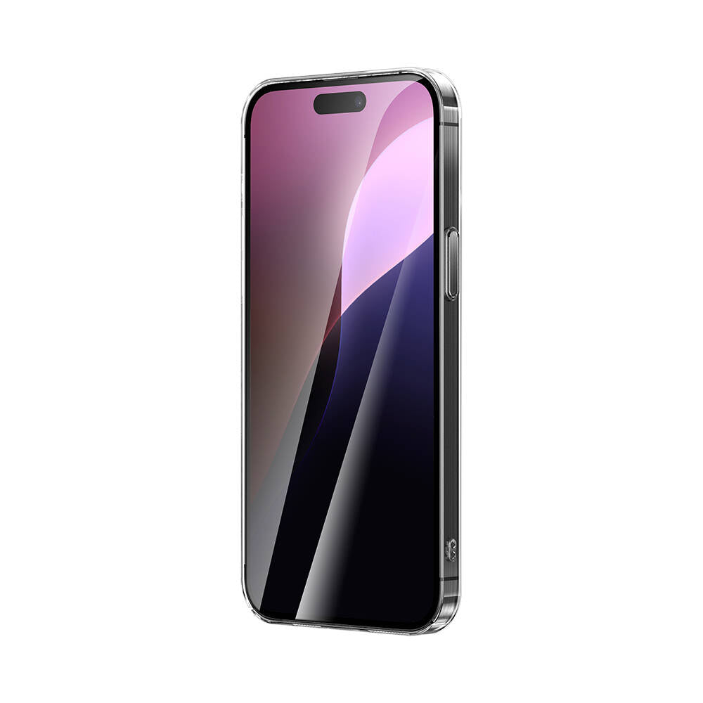 Apple iPhone 14 Pro Kılıf M-safe Şarj Özellikli Toz Önleyici Zore Helo Kapak Şeffaf