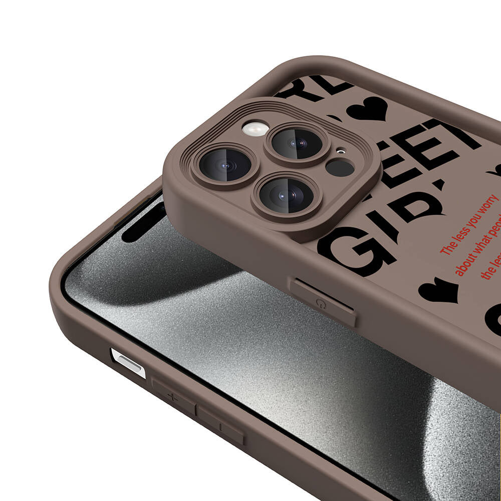 Apple iPhone 14 Pro Max Kılıf Kamera Korumalı Baskılı Arka Yüzey Zore Klas Kapak Siyah