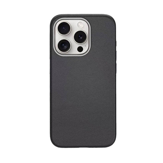 Apple iPhone 14 Pro Max Kılıf M-safe Şarj Özellikli PU Deri Zore Adora Kapak Siyah