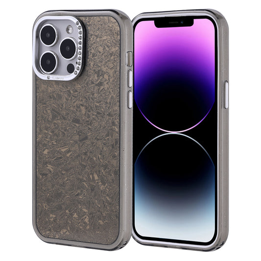 Apple iPhone 14 Pro Max Kılıf Taşlı Tasarımlı Zore Kapi Kapak Siyah