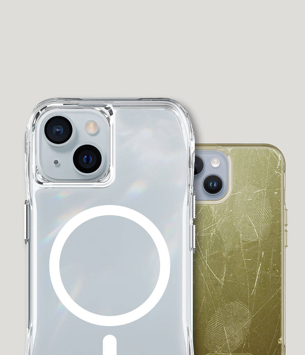 Apple iPhone 15 Kılıf M-safe Şarj Özellikli Airbagli Şeffaf Zore İncek Kapak Şeffaf