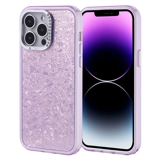 Apple iPhone 15 Kılıf Taşlı Tasarımlı Zore Kapi Kapak Lila