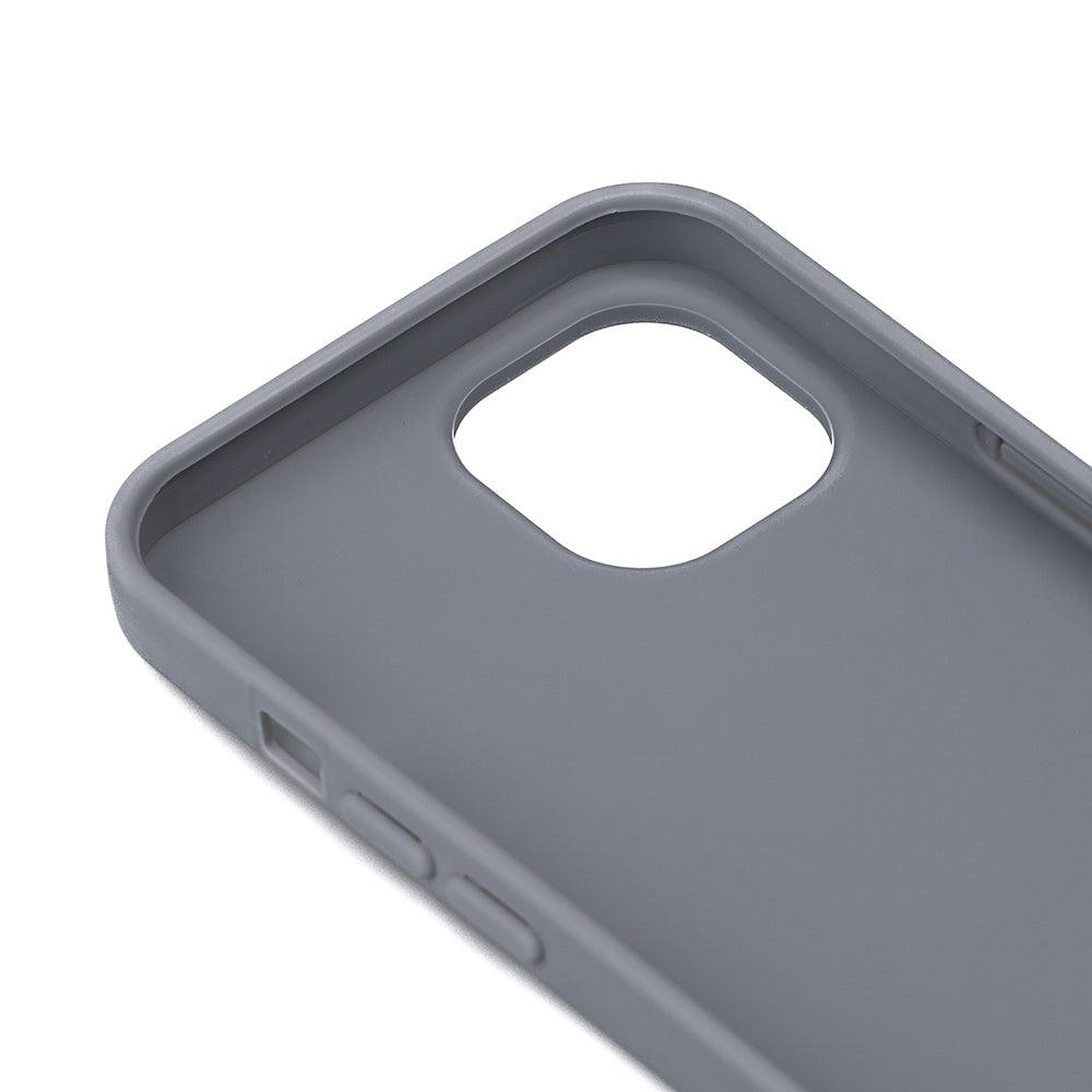 Apple iPhone 15 Kılıf Zore Biye Silikon Gri