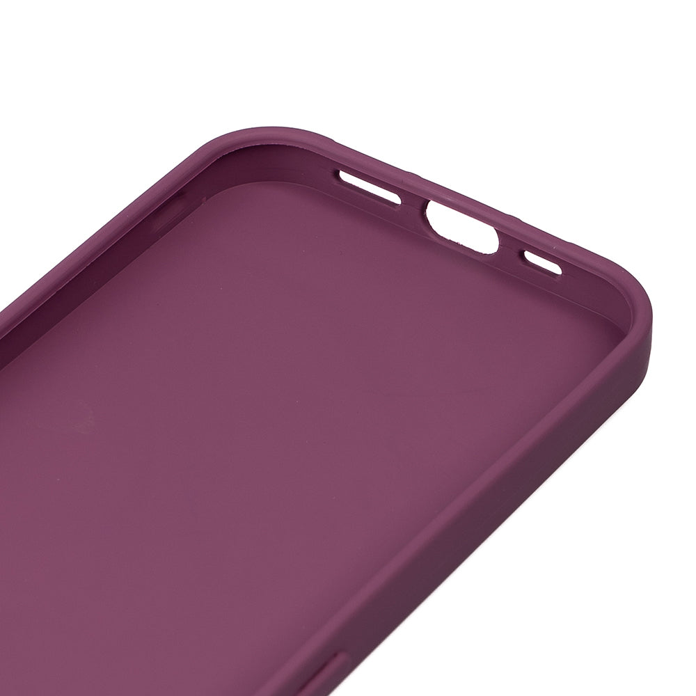 Apple iPhone 15 Kılıf Zore Biye Silikon Kırmızı
