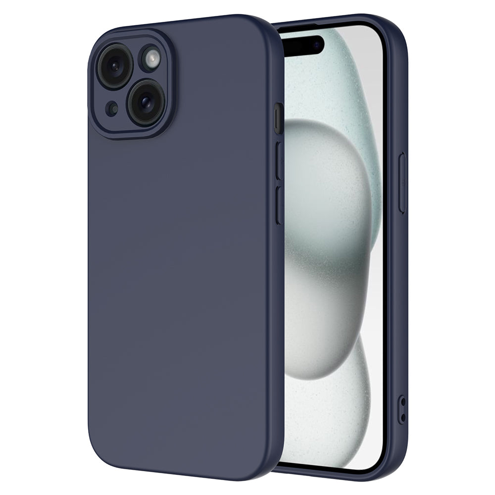 Apple iPhone 15 Kılıf Zore Mara Lansman Kapak Lacivert