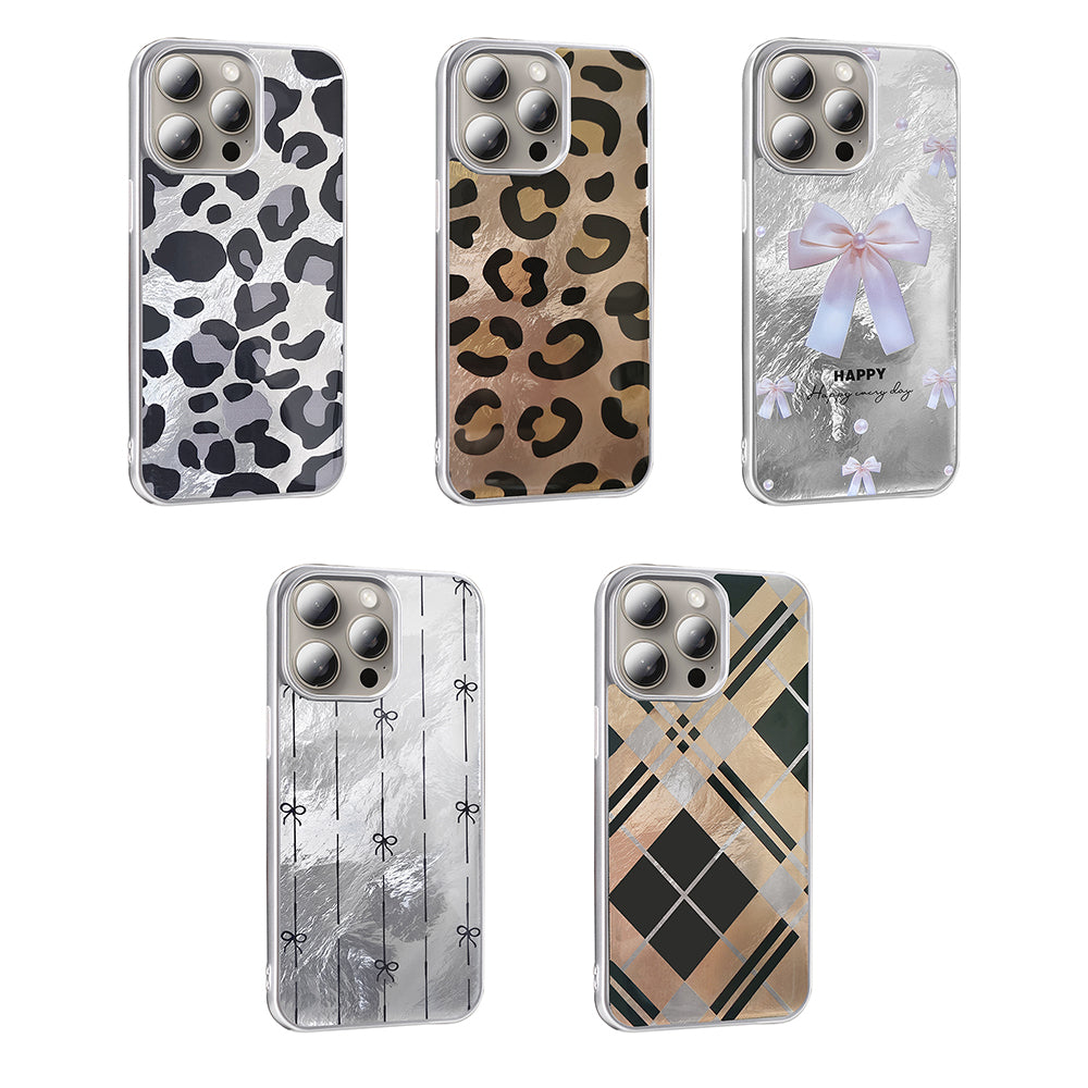 Apple iPhone 15 Pro Kılıf Desenli Zore Mep Kapak Geometrik