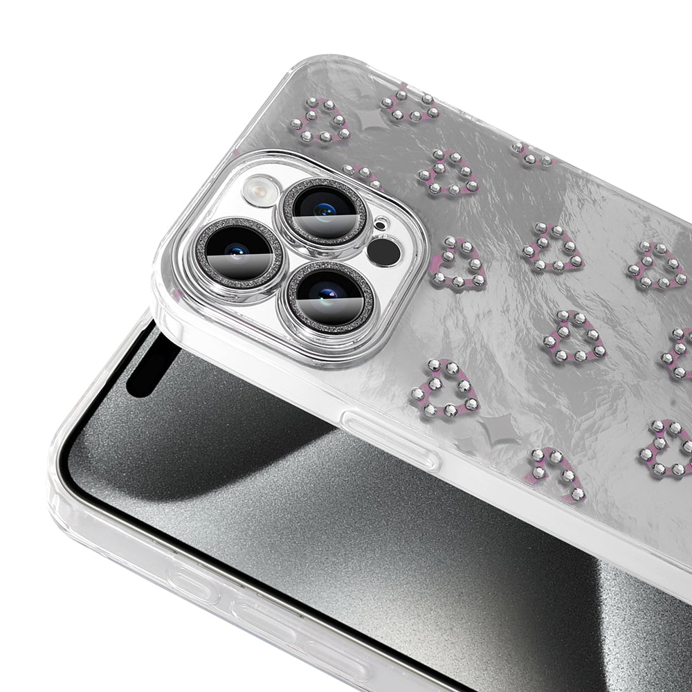 Apple iPhone 15 Pro Kılıf Kamera Korumalı Figürlü Zore Ponti Silikon Kapak Açık Mavi