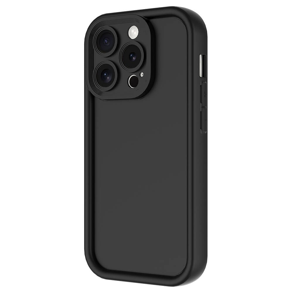 Apple iPhone 15 Pro Kılıf Kamera Korumalı Zore Ananas Kapak Mürdüm