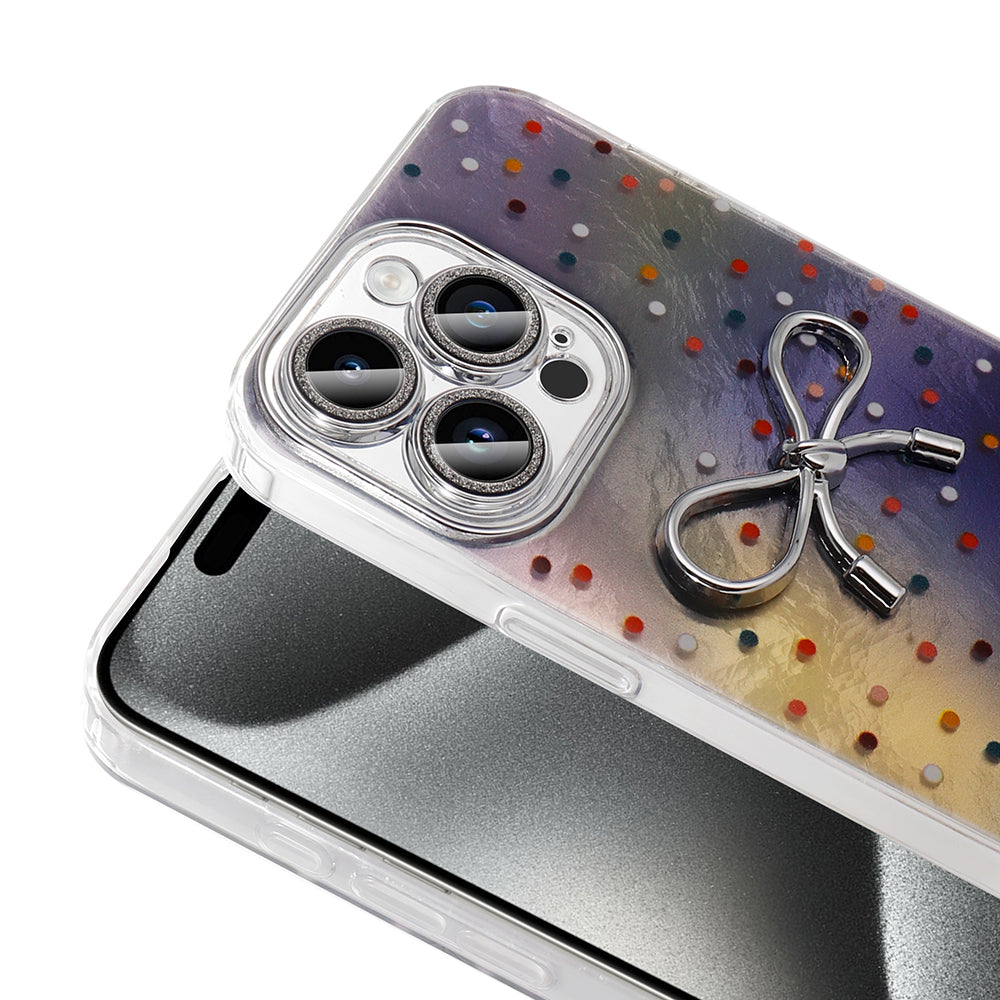 Apple iPhone 15 Pro Max Kılıf Kamera Korumalı Figürlü Zore Ponti Silikon Kapak Açık Mavi
