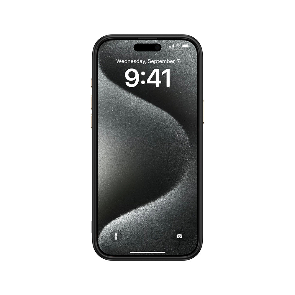 Apple iPhone 15 Pro Max Kılıf M-safe Şarj Özellikli Karbon Fiber Görünümlü Zore Antina Kapak Siyah-Yeşil