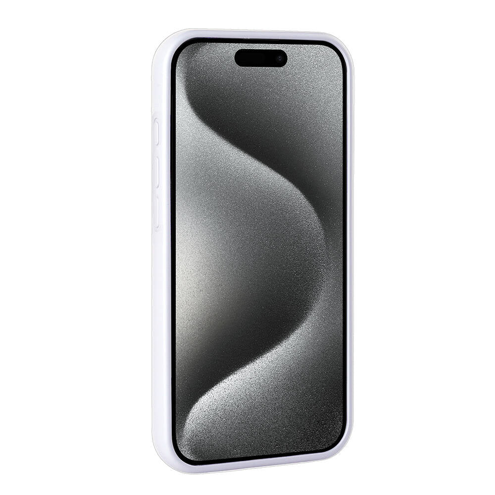 Apple iPhone 15 Pro Max Kılıf Parlak Taşlı Tasarım Zore Pırlanta Kapak Pembe