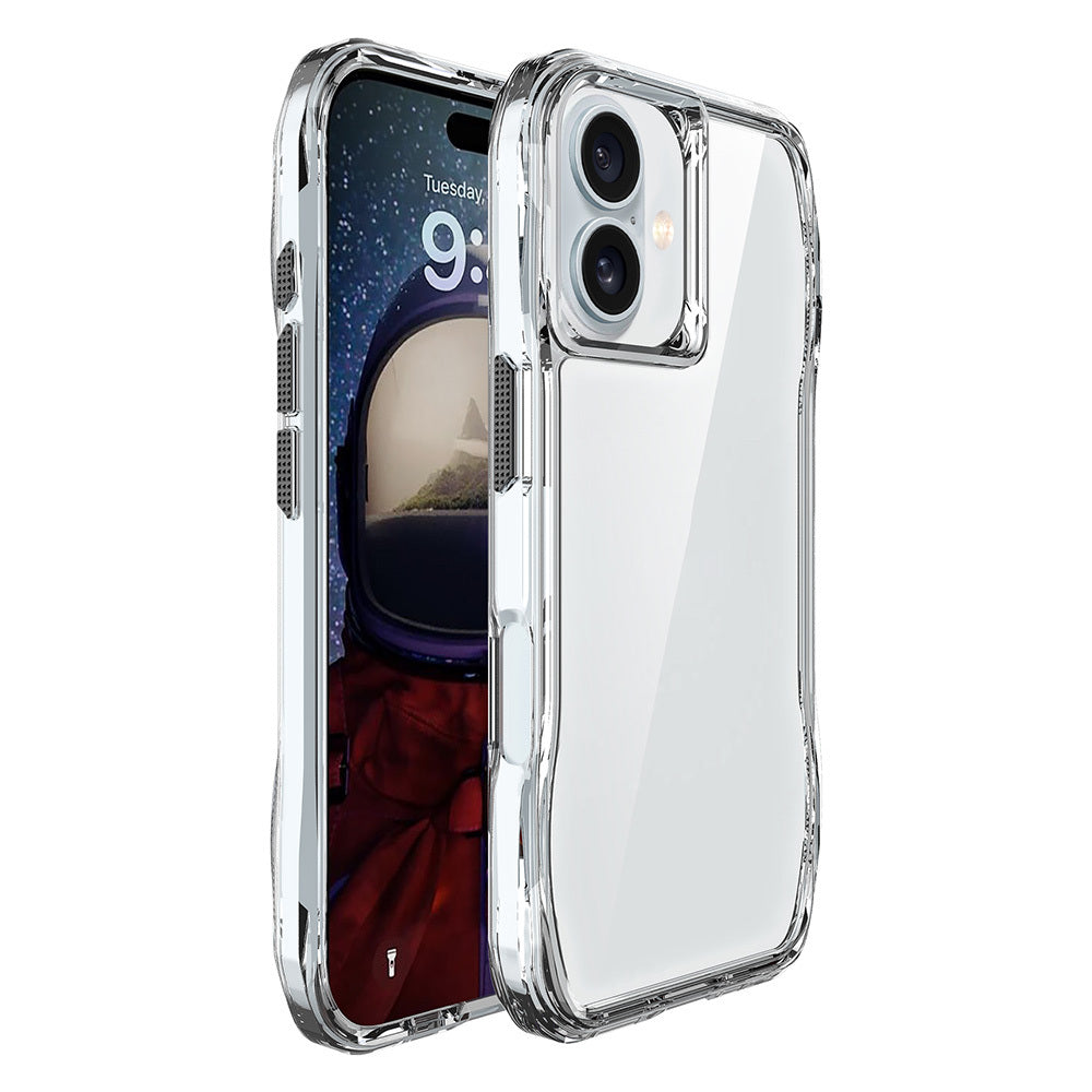 Apple iPhone 16 Kılıf Airbagli Şeffaf Zore İncek Kapak Şeffaf