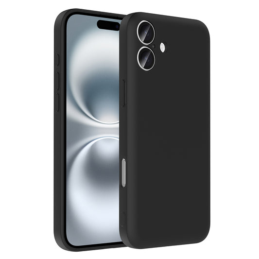 Apple iPhone 16 Kılıf Kamera Korumalı Kartlık Hazneli Zore Vitra Kapak Siyah