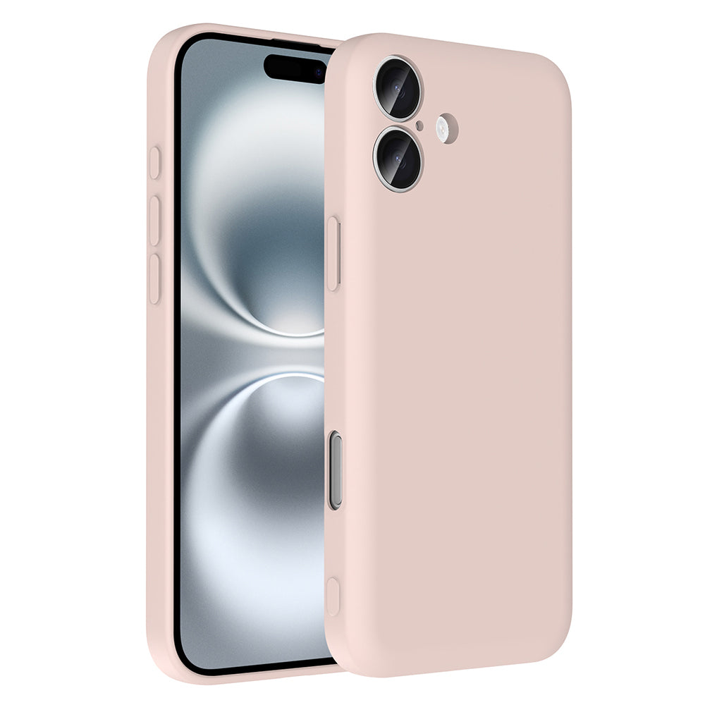 Apple iPhone 16 Kılıf Kamera Korumalı Kartlık Hazneli Zore Vitra Kapak Pembe