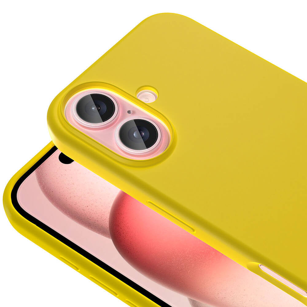 Apple iPhone 16 Kılıf M-safe Şarj Özellikli Sıvı Teknolojili Silinebilir Sert Zore Kivi Kapak Lacivert