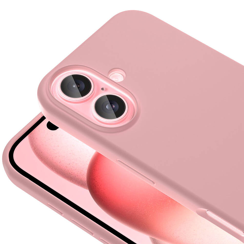 Apple iPhone 16 Kılıf M-safe Şarj Özellikli Sıvı Teknolojili Silinebilir Sert Zore Kivi Kapak Lacivert