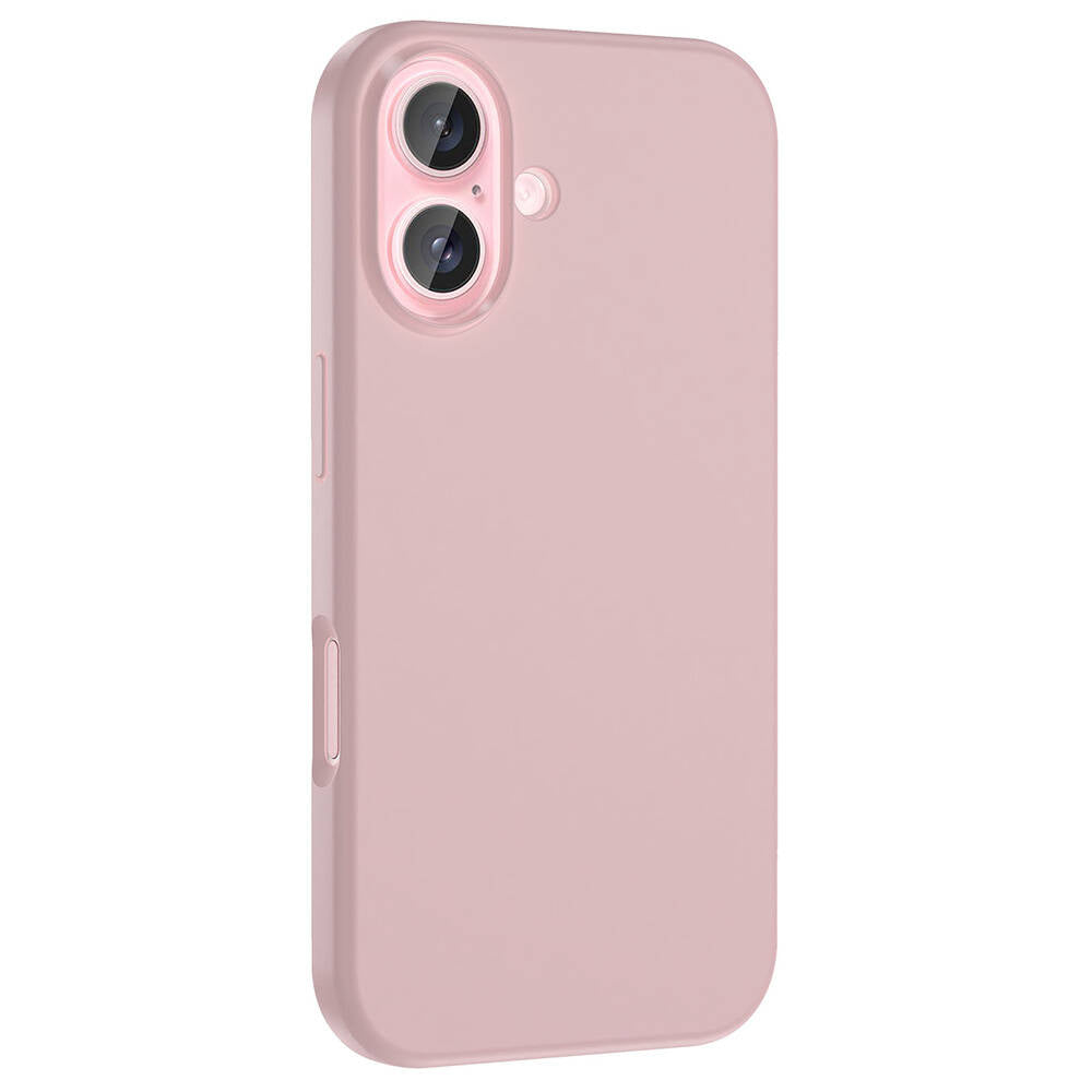 Apple iPhone 16 Kılıf M-safe Şarj Özellikli Sıvı Teknolojili Silinebilir Sert Zore Kivi Kapak Lacivert