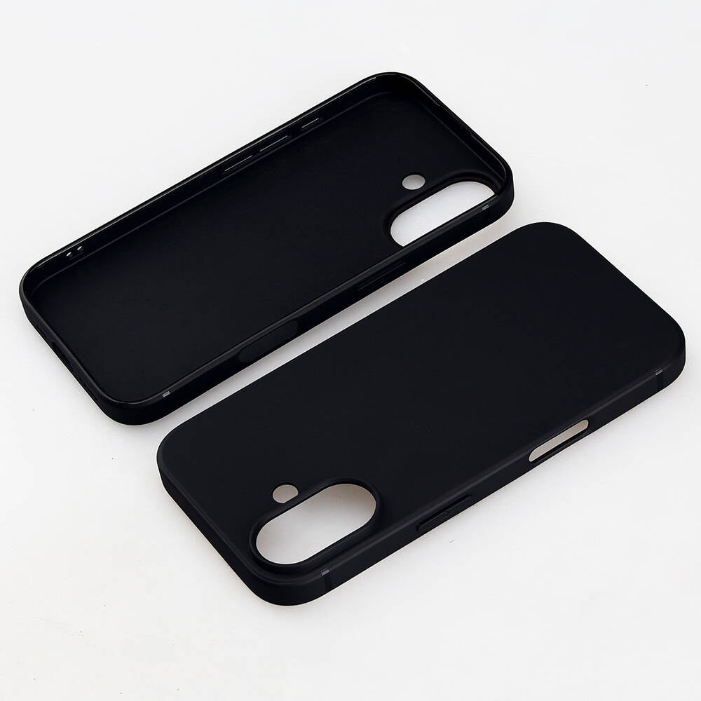 Apple iPhone 16 Kılıf Zore İmax Silikon Siyah