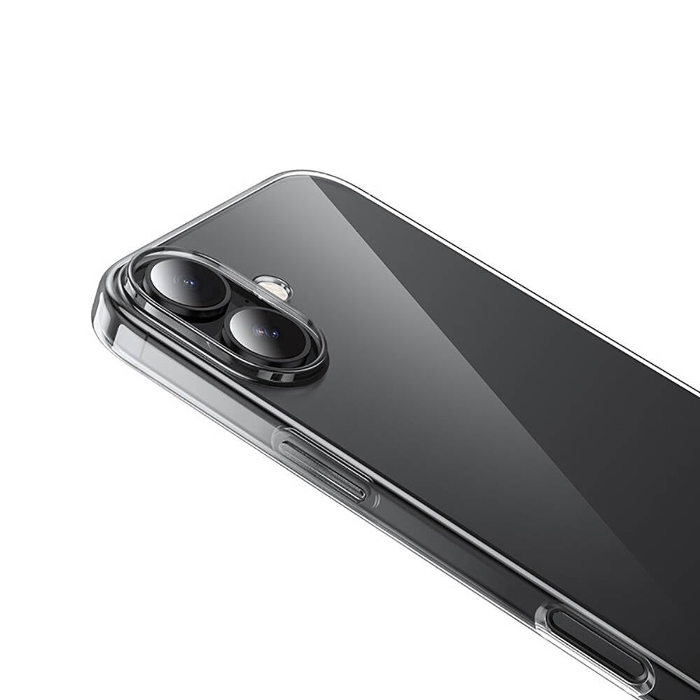 Apple iPhone 16 Kılıf Zore Süper Silikon Kapak Şeffaf