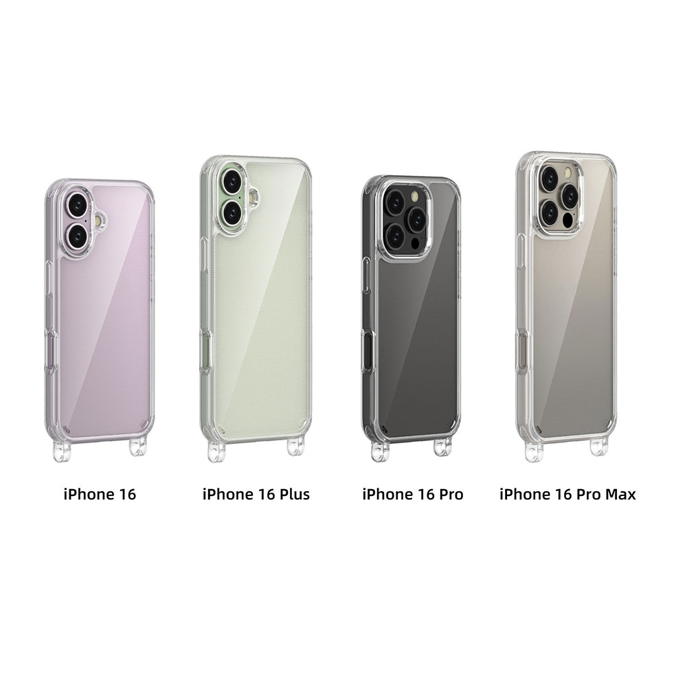 Apple iPhone 16 Kılıf Zore X-Rop Kapak Şeffaf