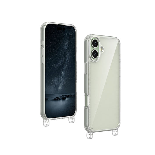 Apple iPhone 16 Kılıf Zore X-Rop Kapak Şeffaf