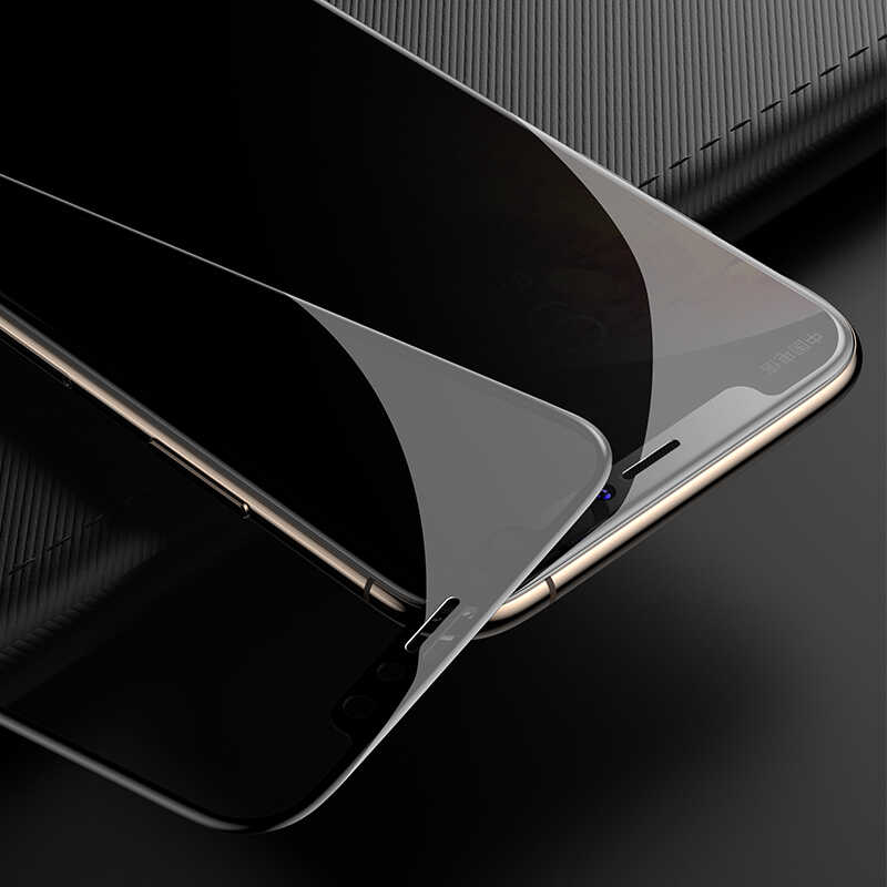 Apple iPhone 16 Plus Davin 5D Privacy Cam Ekran Koruyucu Siyah