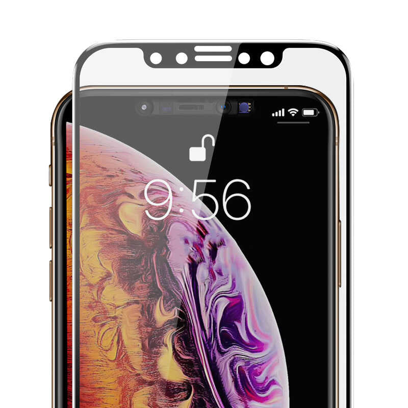 Apple iPhone 16 Plus Davin 5D Privacy Cam Ekran Koruyucu Siyah