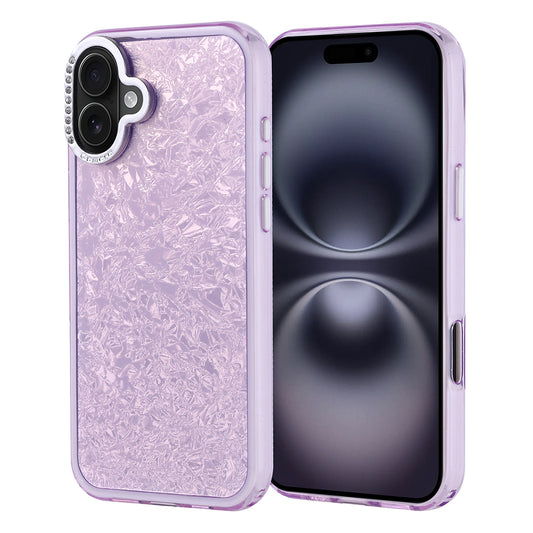 Apple iPhone 16 Plus Kılıf Taşlı Tasarımlı Zore Kapi Kapak Lila