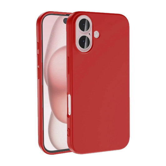 Apple iPhone 16 Plus Kılıf Zore LSR Lansman Kapak Kırmızı