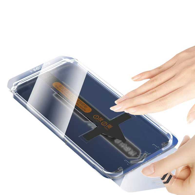 Apple iPhone 16 Pro Max Hayalet Ekran Koruyucu Zore Süper Fast Privacy Film Siyah
