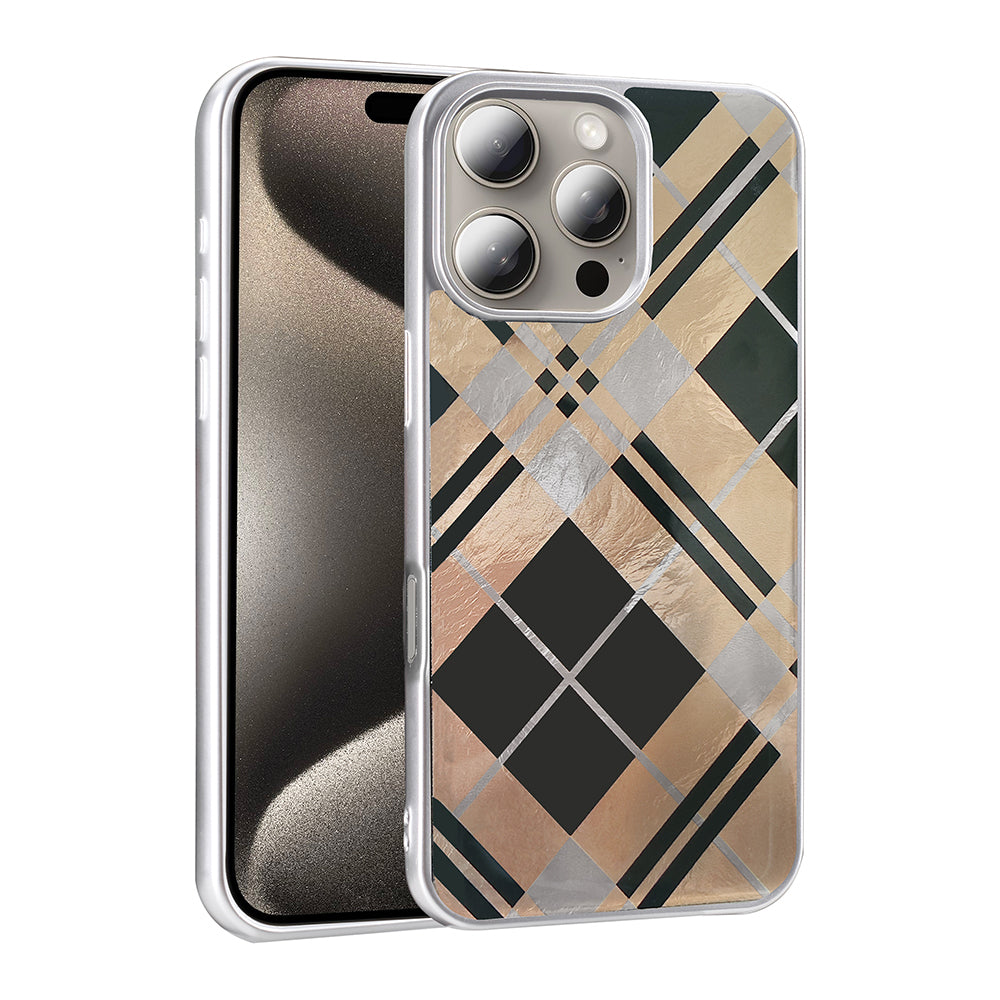 Apple iPhone 16 Pro Max Kılıf Desenli Zore Mep Kapak İncili Fiyonk