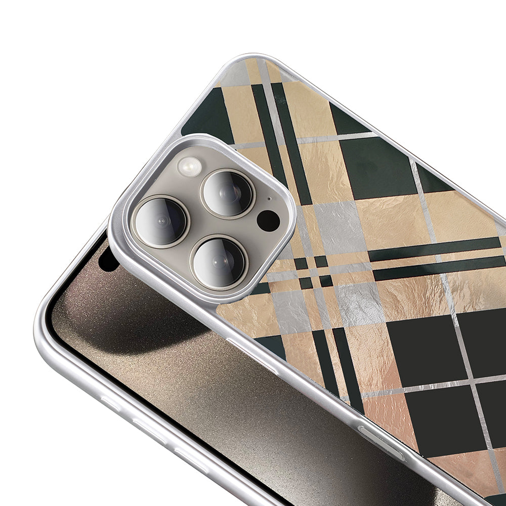 Apple iPhone 16 Pro Max Kılıf Desenli Zore Mep Kapak Geometrik