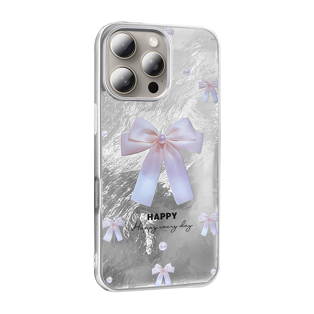 Apple iPhone 16 Pro Max Kılıf Desenli Zore Mep Kapak Gold Leopar