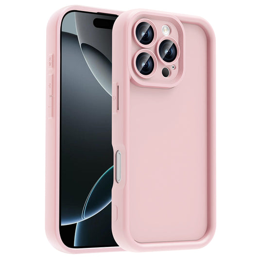 Apple iPhone 16 Pro Max Kılıf Kamera Korumalı Zore Ananas Kapak Pembe