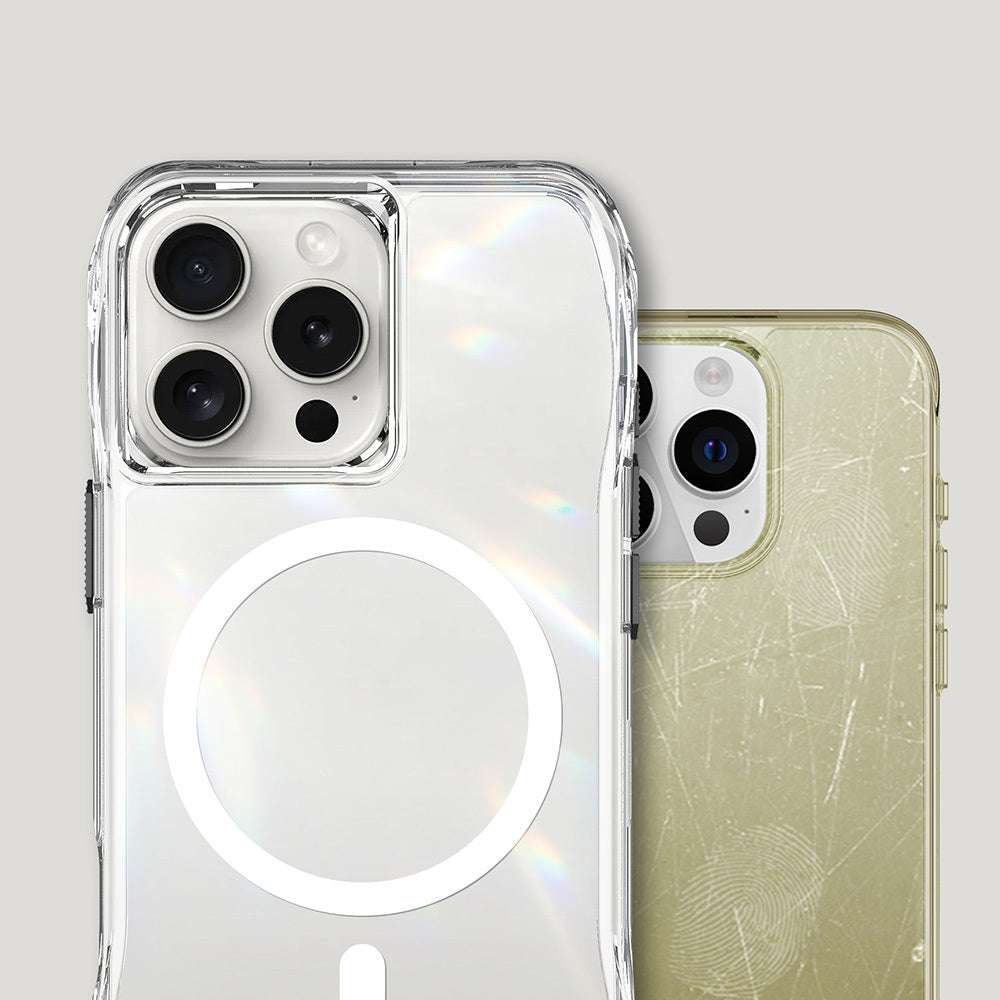 Apple iPhone 16 Pro Max Kılıf M-safe Şarj Özellikli Airbagli Şeffaf Zore İncek Kapak Şeffaf