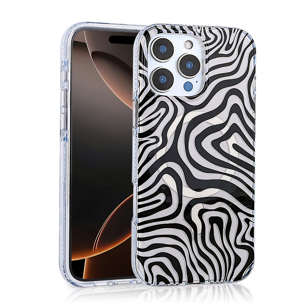 Apple iPhone 16 Pro Max Kılıf M-safe Şarj Özellikli Zore Jago Kapak Colorful
