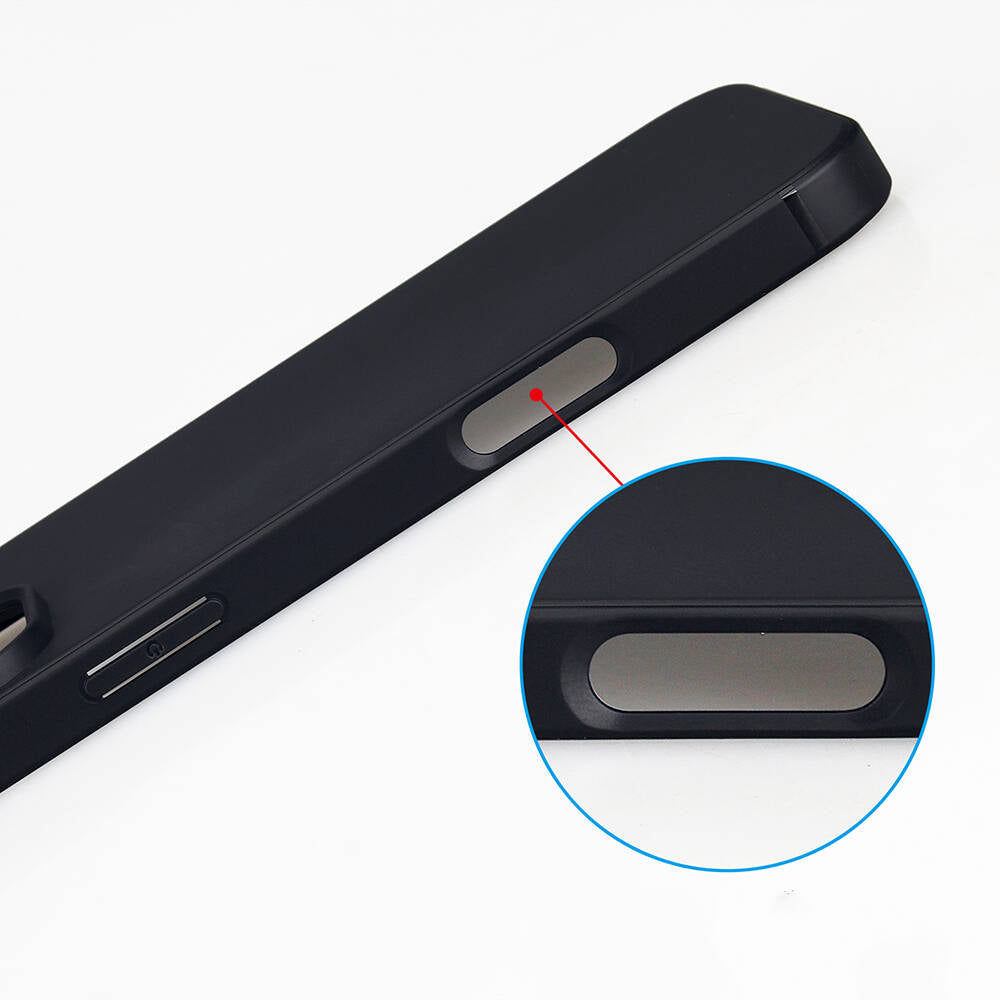 Apple iPhone 16 Pro Max Kılıf Zore İmax Silikon Siyah