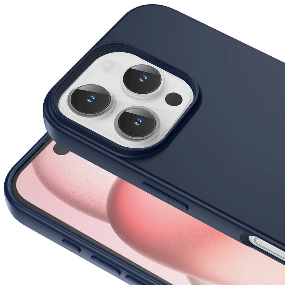 Apple iPhone 16 Pro Max Kılıf Zore LSR Lansman Kapak Lacivert