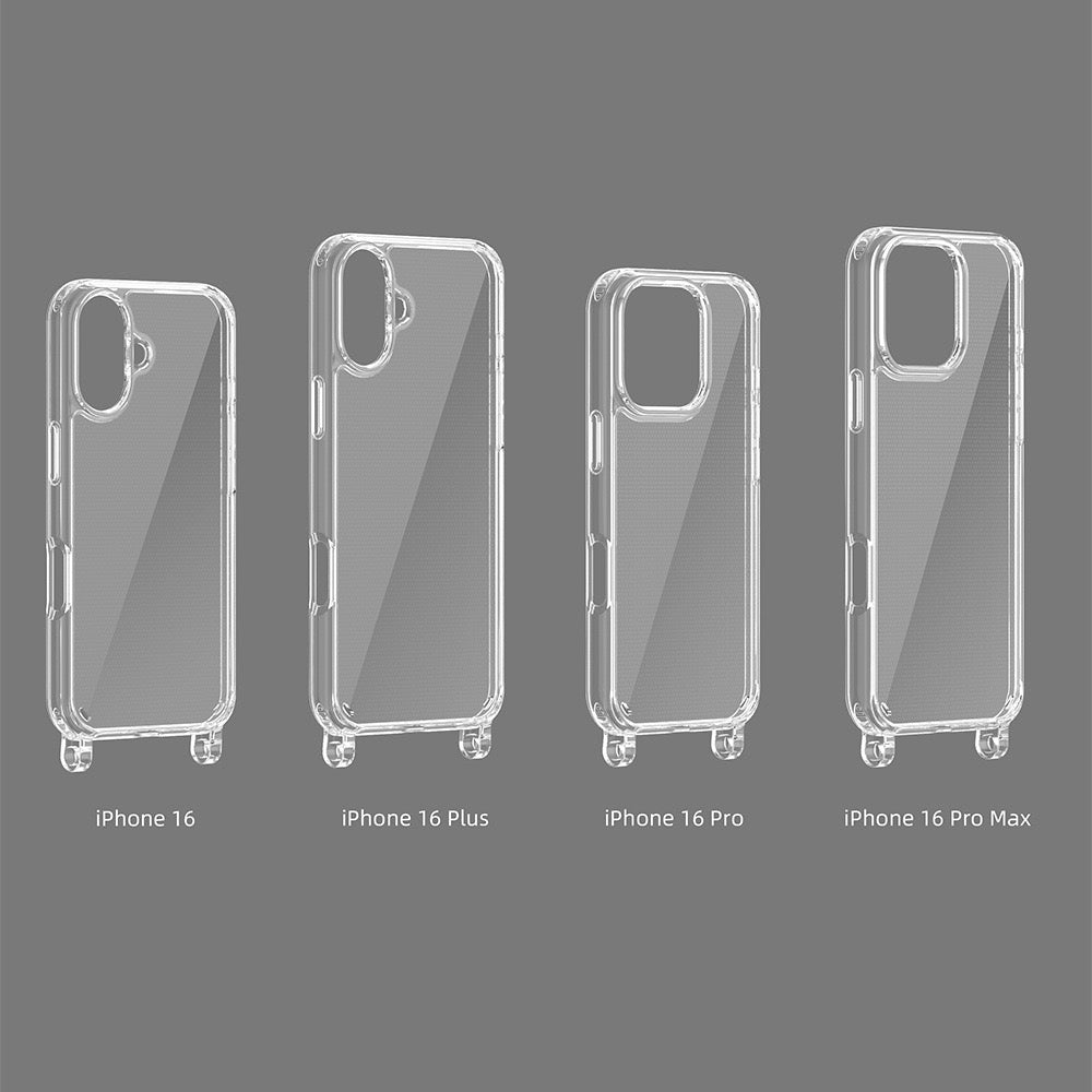 Apple iPhone 16 Pro Max Kılıf Zore X-Rop Kapak Şeffaf