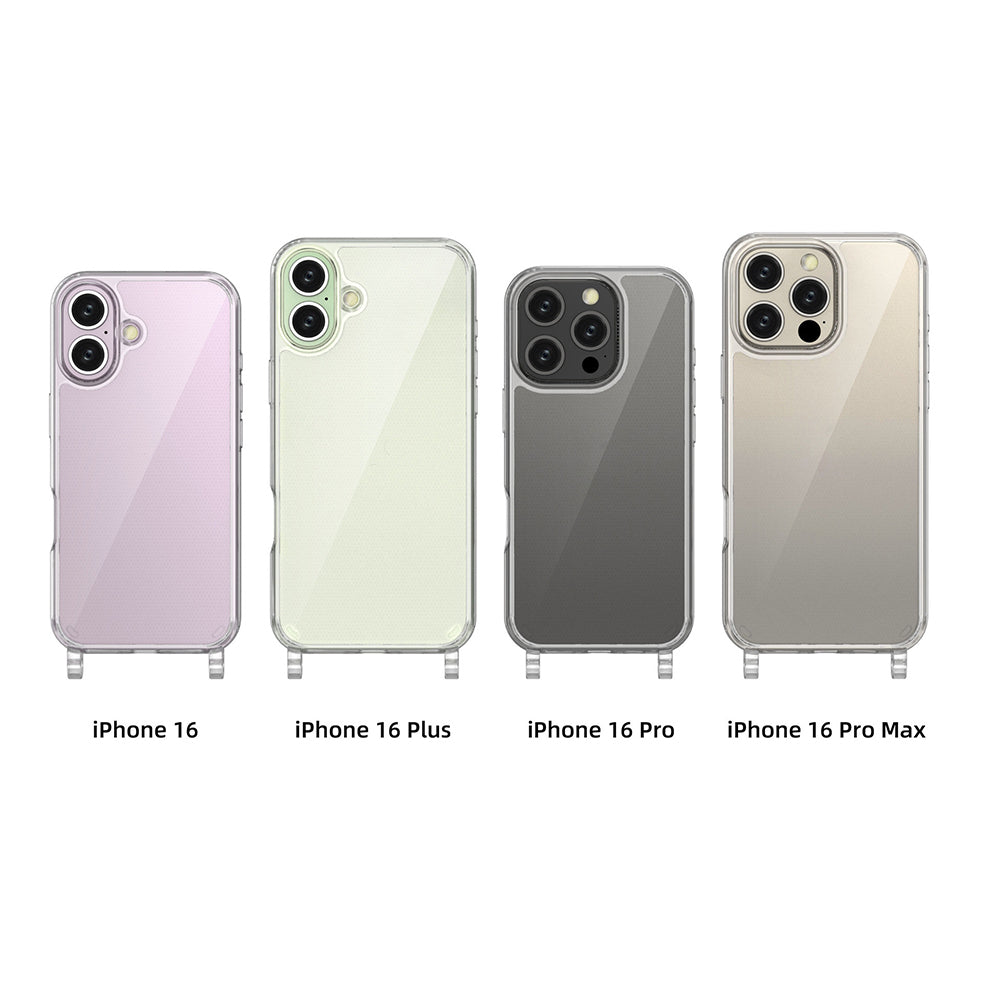 Apple iPhone 16 Pro Max Kılıf Zore X-Rop Kapak Şeffaf