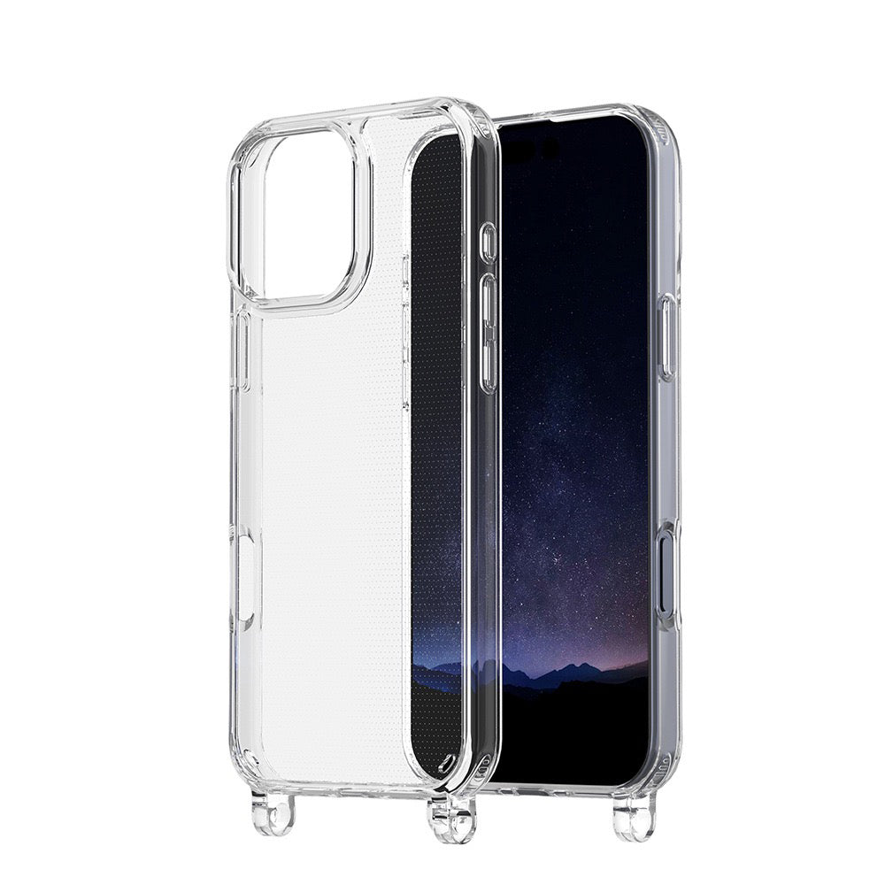 Apple iPhone 16 Pro Max Kılıf Zore X-Rop Kapak Şeffaf