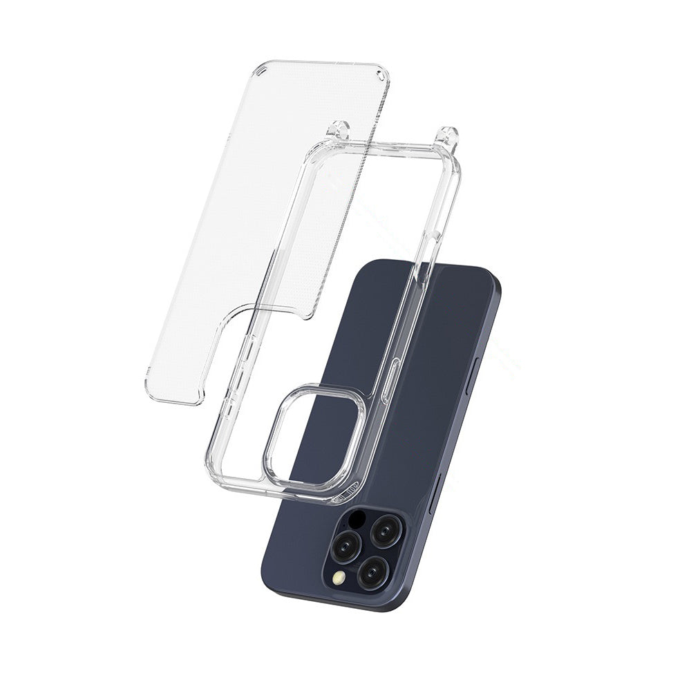 Apple iPhone 16 Pro Max Kılıf Zore X-Rop Kapak Şeffaf