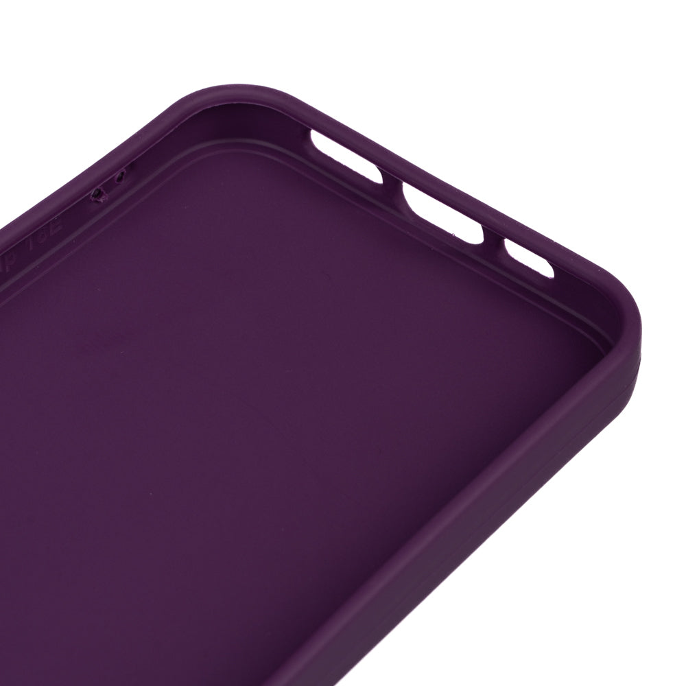 Apple iPhone 16E Kılıf Zore Biye Silikon Siyah